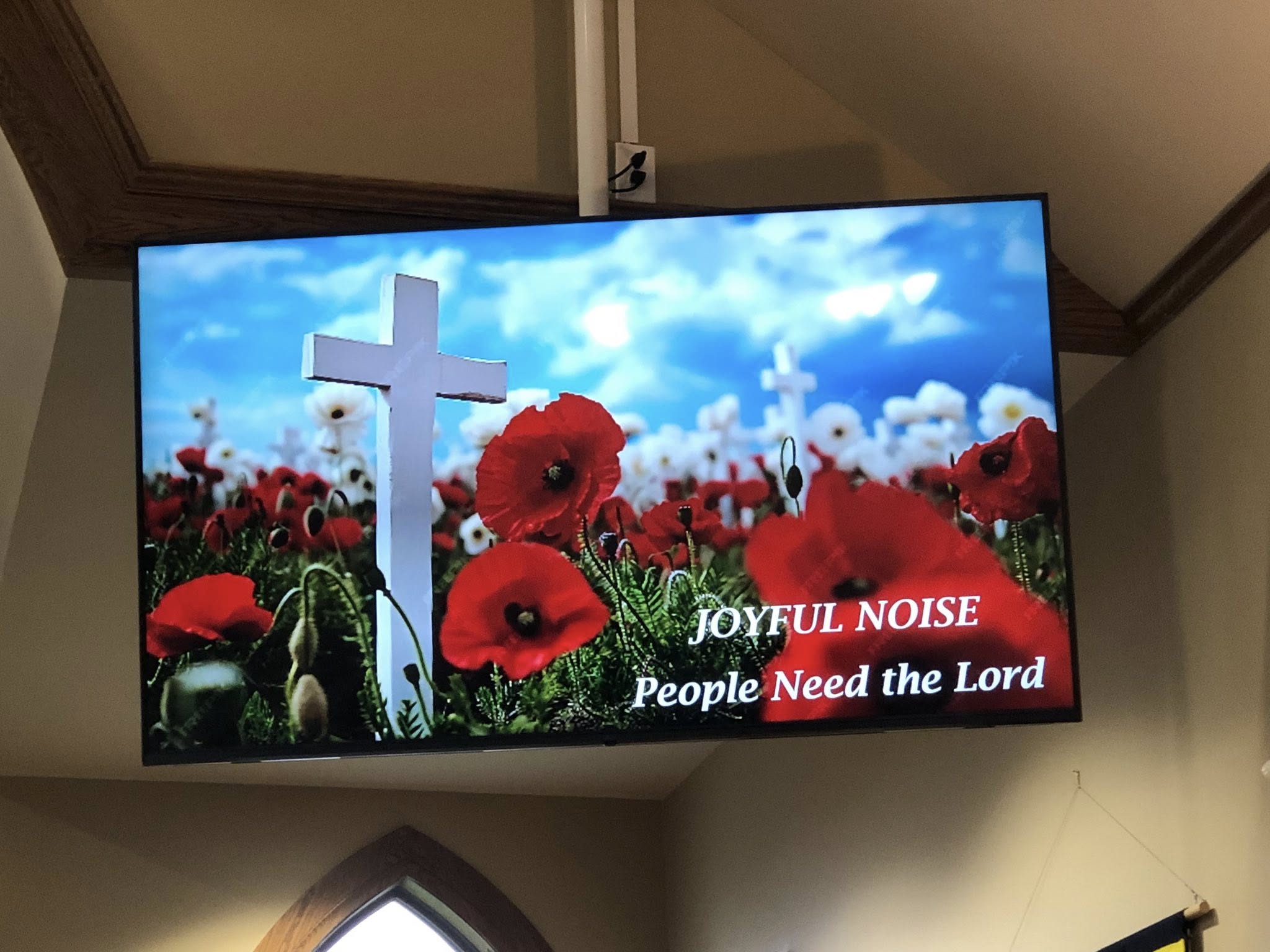 Youth and children worship at South Cayuga Baptist Church